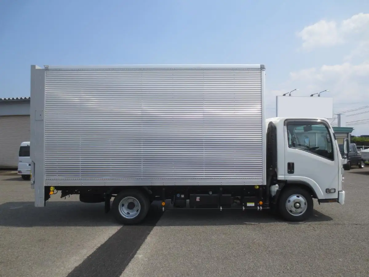 いすゞ エルフ 小型 アルミバン パワーゲート サイドドアの中古トラック画像4