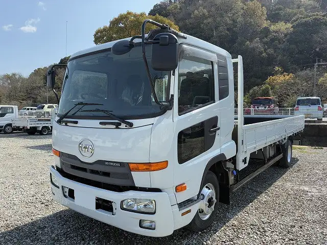 日産UD コンドル 中型/増トン 平ボディ 床鉄板 ベッド の中古トラック【車両No.209778】