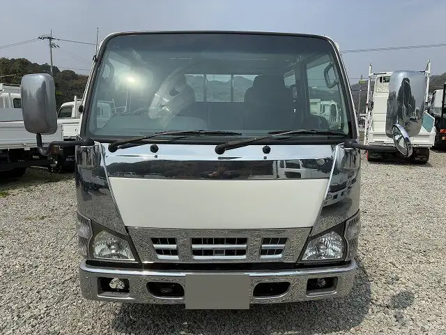いすゞ エルフ 小型 平ボディ Wキャブ 床鉄板の中古トラック画像2