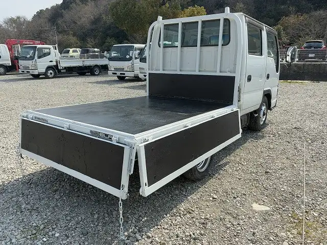 いすゞ エルフ 小型 平ボディ Wキャブ 床鉄板の中古トラック画像7