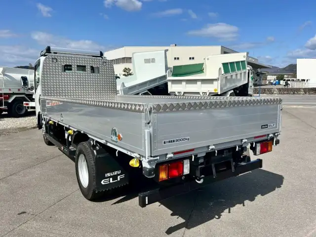 いすゞ エルフ 小型 平ボディ 床鉄板 アルミブロックの中古トラック画像4