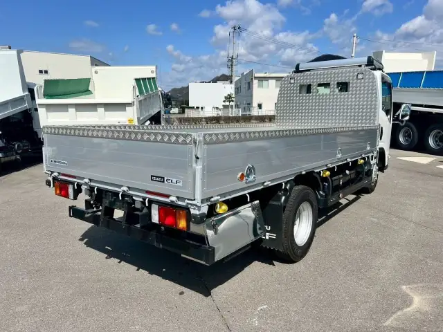 いすゞ エルフ 小型 平ボディ 床鉄板 アルミブロックの中古トラック画像2