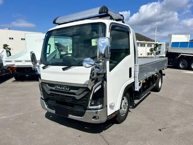 いすゞ エルフ 小型 平ボディ 床鉄板 アルミブロック の中古トラック【車両No.210259】