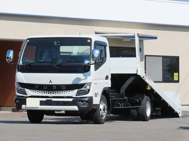 三菱 キャンター 小型 車両重機運搬 ラジコン ウインチ の中古トラック【車両No.210347】