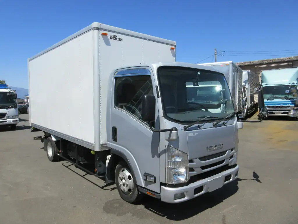 いすゞ エルフ 小型 アルミバン パワーゲート サイドドアの中古トラック画像2