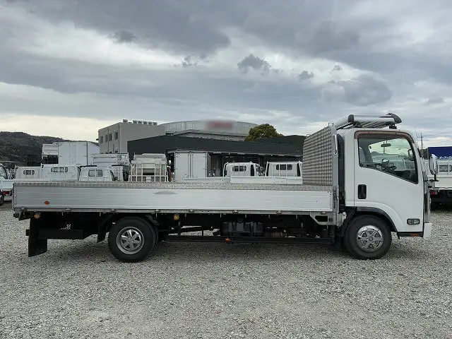 いすゞ エルフ 小型 平ボディ 床鉄板 アルミブロックの中古トラック画像3