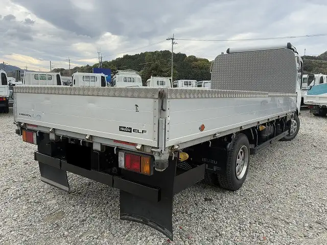 いすゞ エルフ 小型 平ボディ 床鉄板 アルミブロックの中古トラック画像4