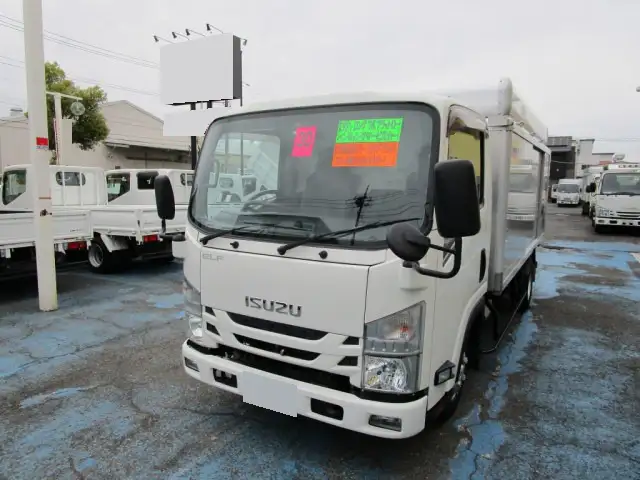 いすゞ エルフ 小型 アルミバン ボトルカー サイドドア の中古トラック【車両No.210653】