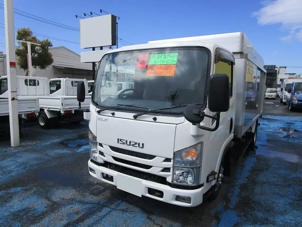 いすゞ エルフ 小型 アルミバン ボトルカー サイドドア の中古トラック【車両No.210656】