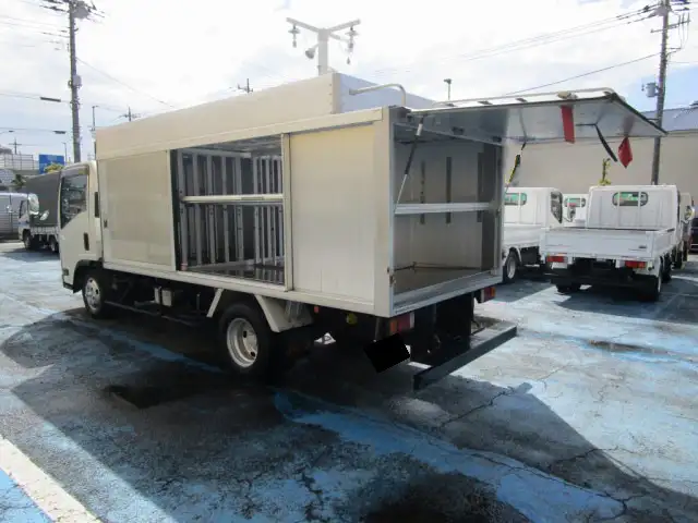 いすゞ エルフ 小型 アルミバン ボトルカー サイドドアの中古トラック画像5