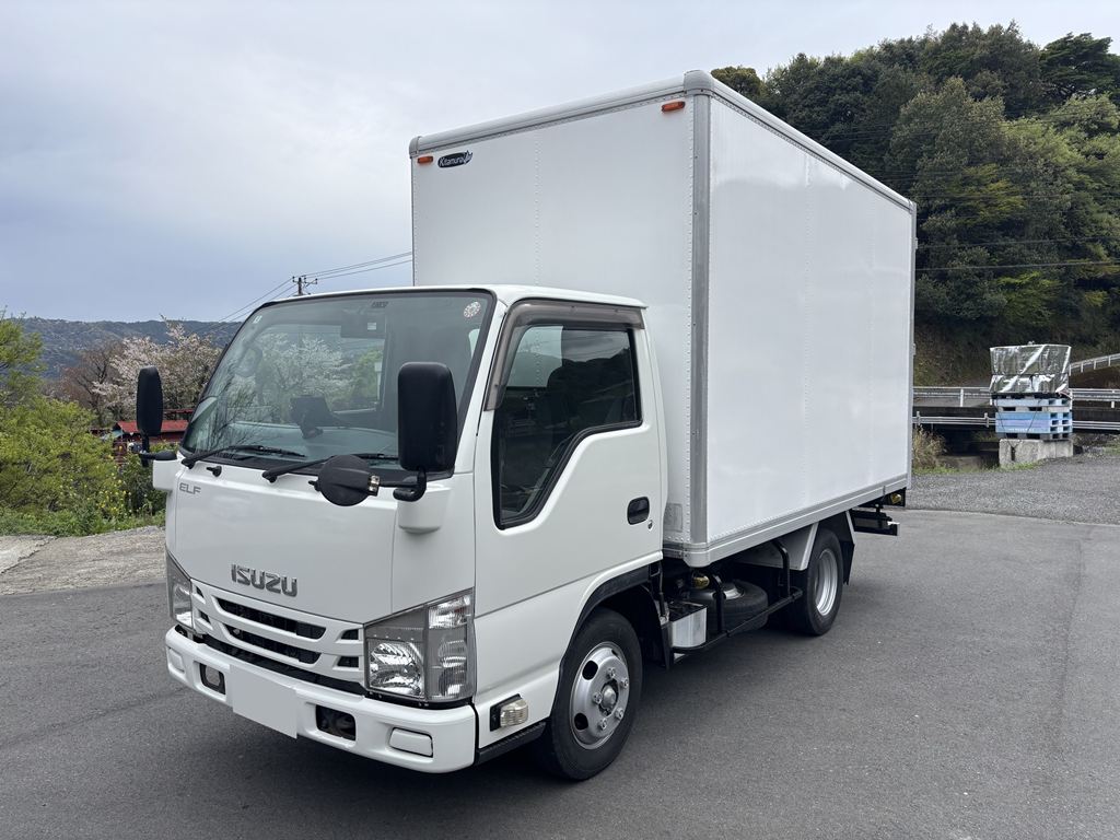 いすゞ エルフ 小型 アルミバン セミロング