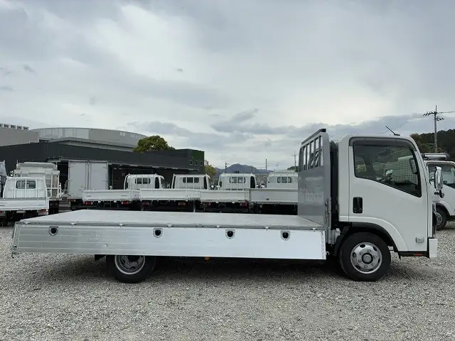 いすゞ エルフ 小型 平ボディ 床鉄板 アルミブロックの中古トラック画像6