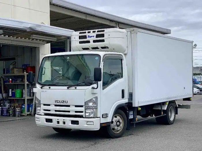 いすゞ エルフ 小型 冷凍冷蔵 低温 床アルミの中古トラック画像1