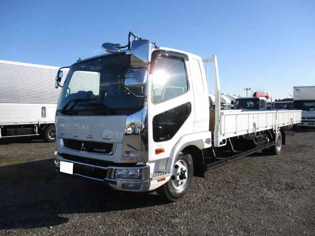 三菱 ファイター 中型/増トン 平ボディ ベッド 2KG-FK62Fの中古トラック画像1