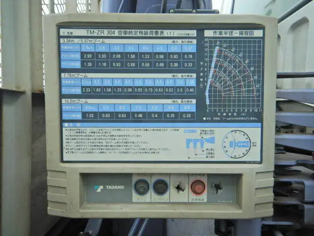 三菱 ファイター 中型/増トン クレーン付 床鉄板 4段の中古トラック画像12