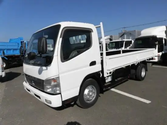 三菱 キャンター 小型 平ボディ 床鉄板 PDG-FE83DYの中古トラック画像1