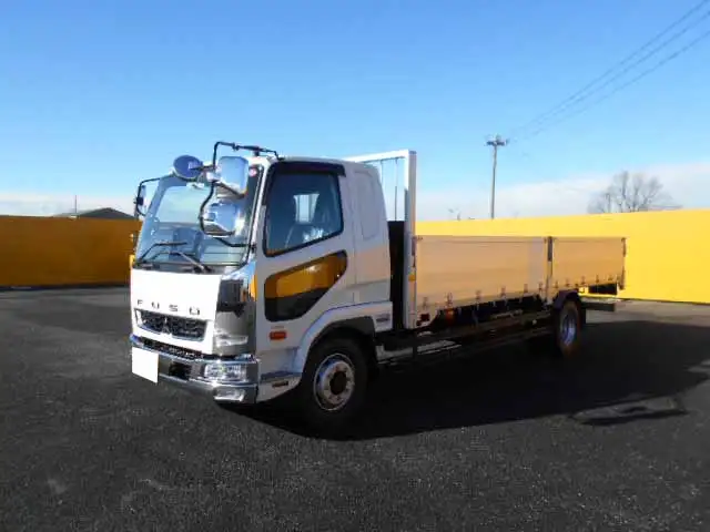 三菱 ファイター 中型/増トン 平ボディ アルミブロック ベッド の中古トラック【車両No.92812】