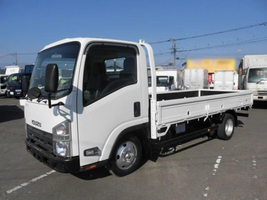 いすゞ エルフ 小型 平ボディ 標準ロング BKG-NLR85AR