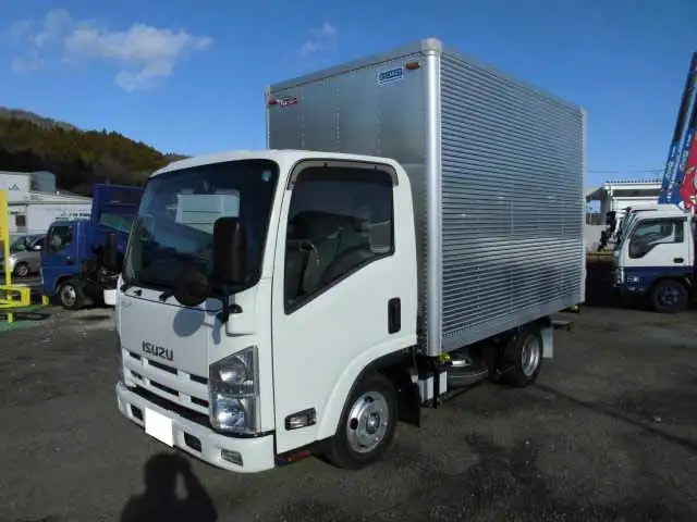 いすゞ エルフ 小型 アルミバン TKG-NLR85AN H26の中古トラック画像1