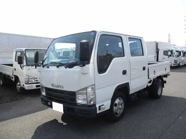 いすゞ エルフ 小型 平ボディ Wキャブ BKG-NJR85Aの中古トラック画像1