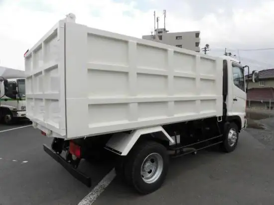 日野 レンジャー 中型/増トン ダンプ 土砂禁 ステンレス張りの中古トラック画像2