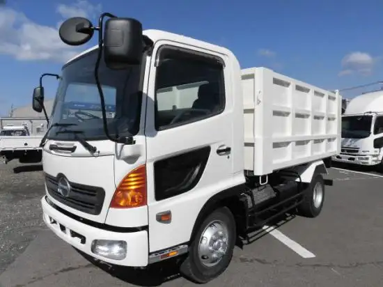 日野 レンジャー 中型/増トン ダンプ 土砂禁 ステンレス張り の中古トラック【車両No.93662】