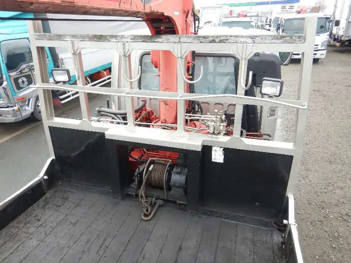 三菱 ファイター 中型/増トン 車両重機運搬 3段クレーン ラジコンの中古トラック画像6