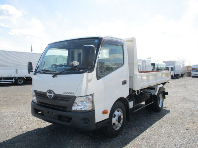 日野 デュトロ 小型 ダンプ ワイドセミ TKG-XZU700X