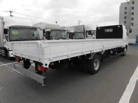 三菱 ファイター 中型/増トン 平ボディ ベッド PDG-FK61Rの中古トラック画像2