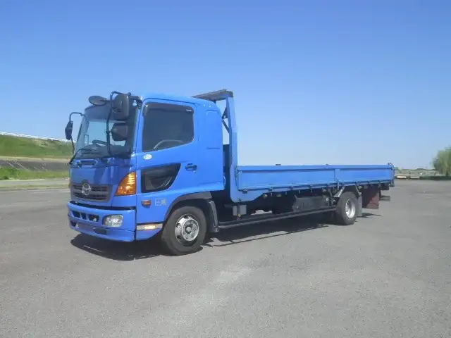 日野 レンジャー 中型/増トン 平ボディ 床鉄板 ベッド の中古トラック【車両No.94288】