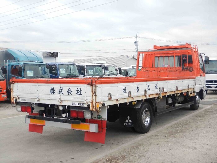 三菱 ファイター 中型 平ボディ 床鉄板 ベッド｜画像2