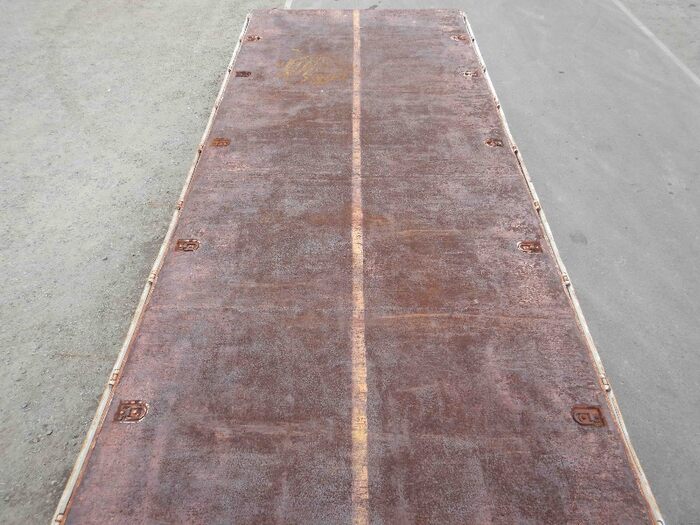 三菱 ファイター 中型 平ボディ 床鉄板 ベッド｜画像5
