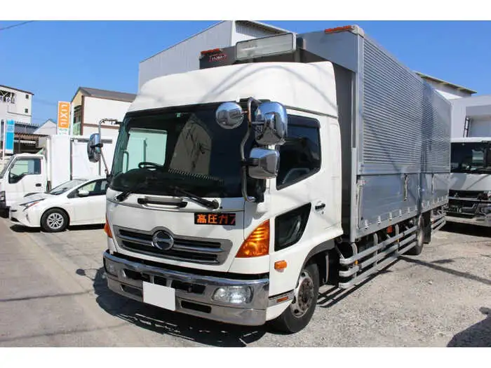 日野 レンジャー 中型/増トン ウイング パワーゲート ベッドの中古トラック画像1