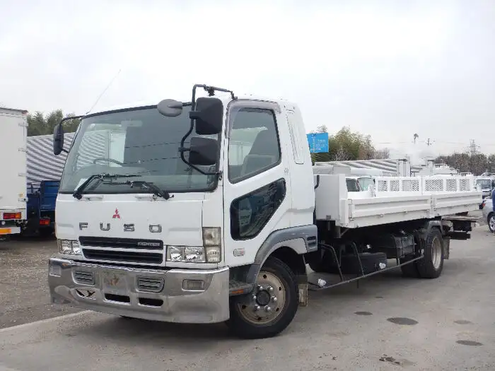 三菱 ファイター 中型/増トン 車両重機運搬 ベッド PA-FK61FKの中古トラック画像1