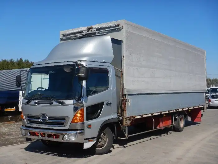 日野 レンジャー 中型/増トン ウイング 幌ウイング 床鉄板 の中古トラック【車両No.95283】